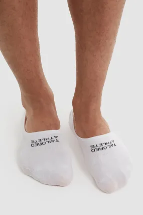 3 Pack No Show Socks in White