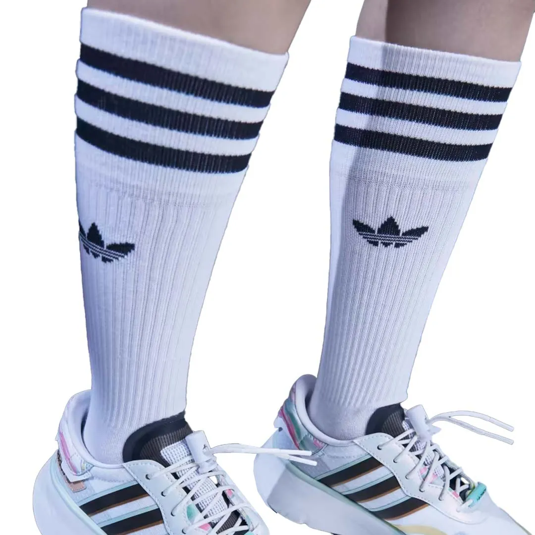 adidas -  Men's Solid 3 Pack Crew Socks (S21489)