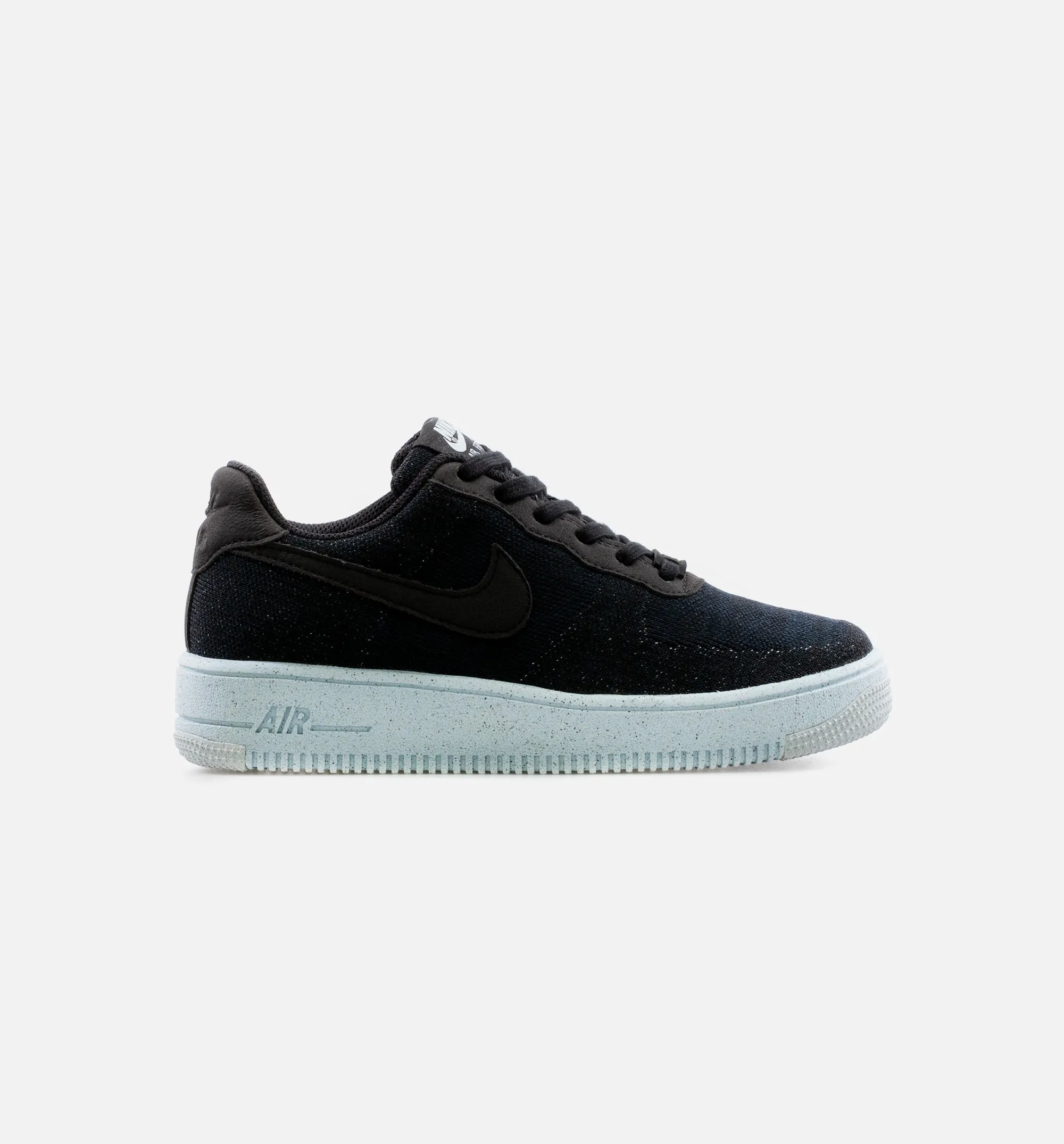 Air Force 1 Crater Flyknit Grade School Lifestyle Shoe - Black/Blue