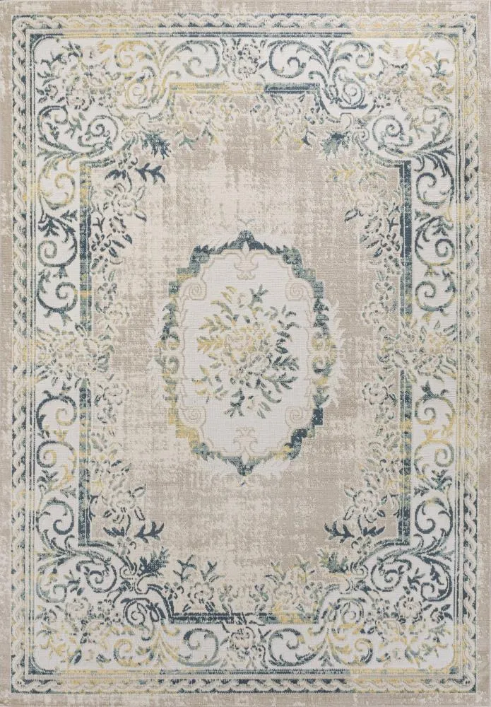 Amur Rosalia Cottage Medallion Area Rug