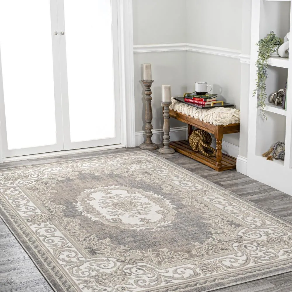 Amur Rosalia Cottage Medallion Area Rug