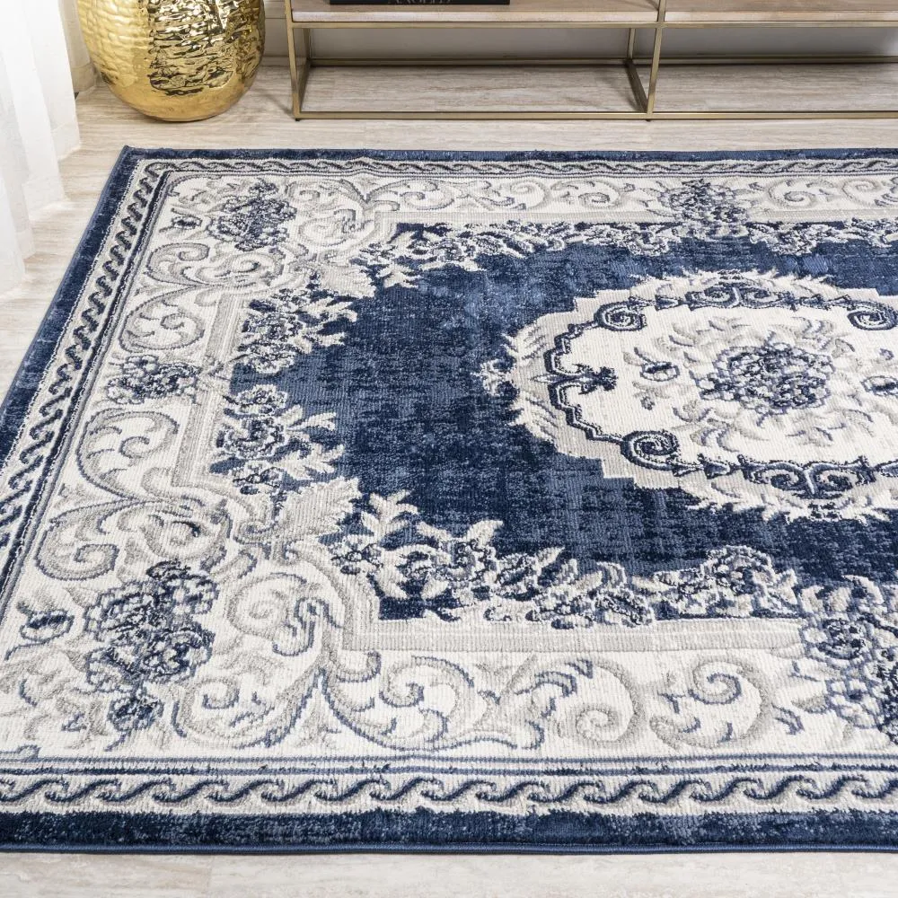 Amur Rosalia Cottage Medallion Area Rug