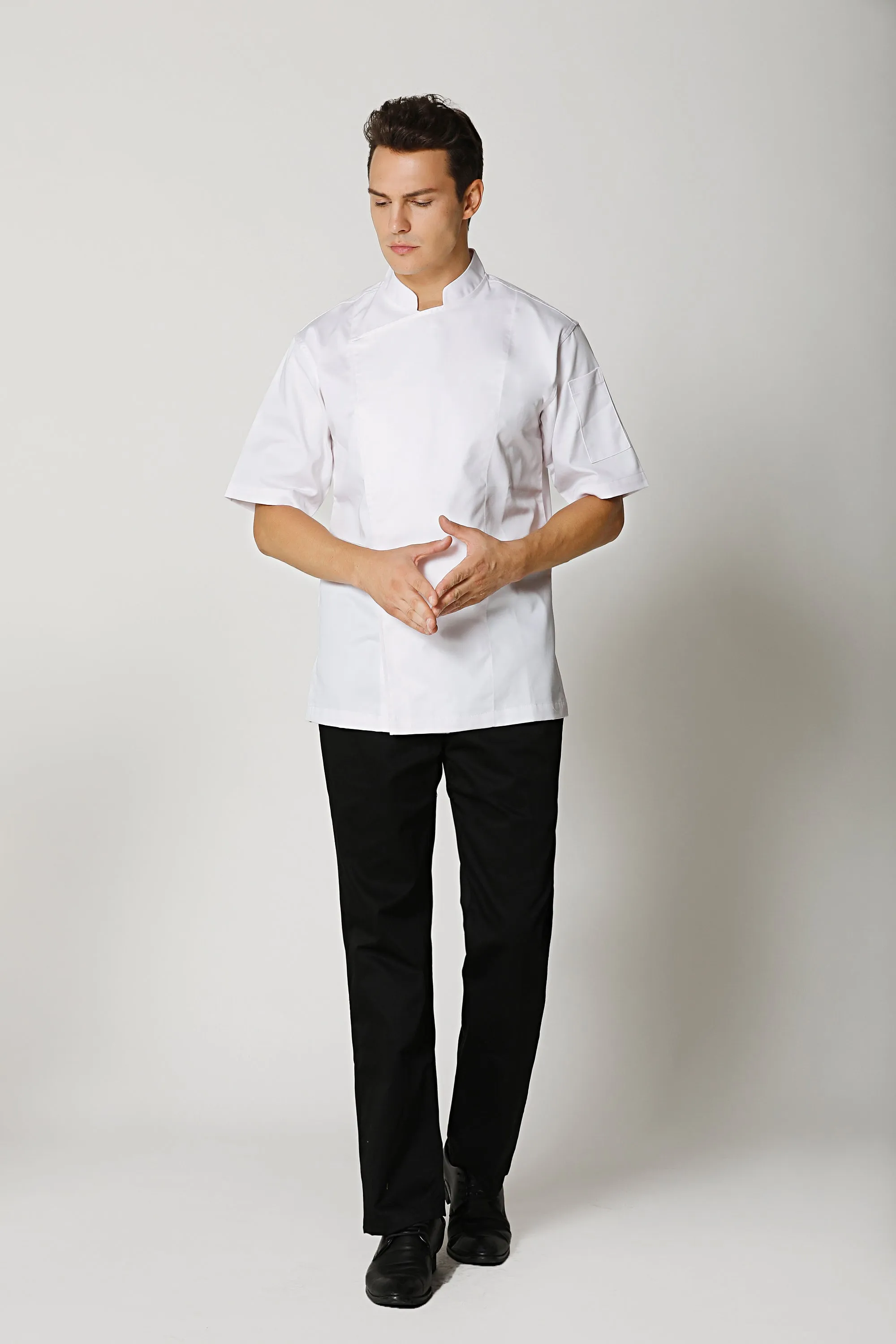 Banyan White Chef Jacket, Short Sleeve