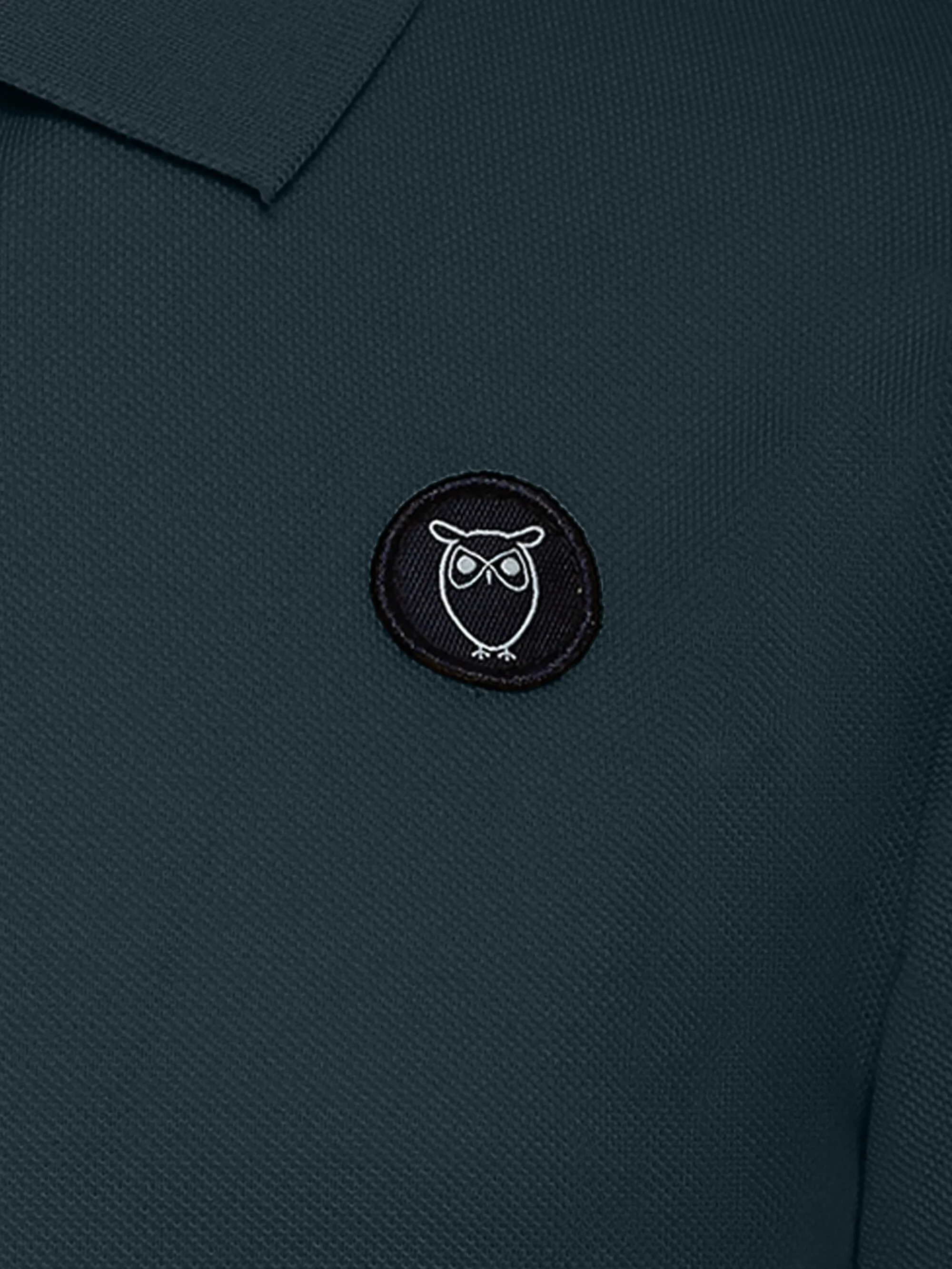 Basic badge polo - GOTS/Vegan - Total Eclipse