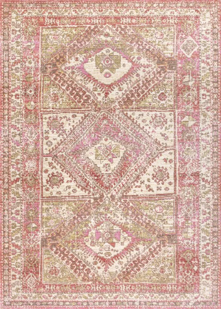 Bioko Darija Ornate Geometric Medallion Area Rug