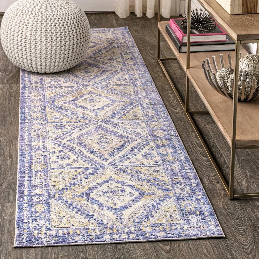 Bioko Darija Ornate Geometric Medallion Area Rug