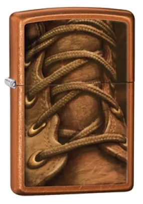 Boot Laces Toffee Zippo Lighter