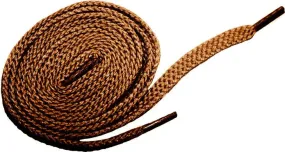 [British Tan] - Flat Woven Shoelaces