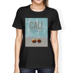 California Pool Sunglass Womens Lightweight Summer T-Shirt Cotton