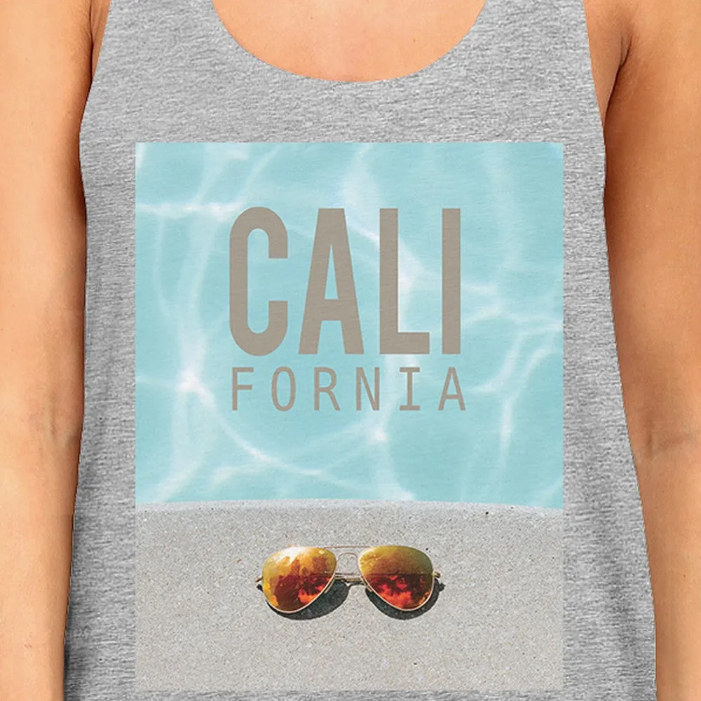 California Pool Sunglasses Womens Lightweight Cotton Tank Top Gift