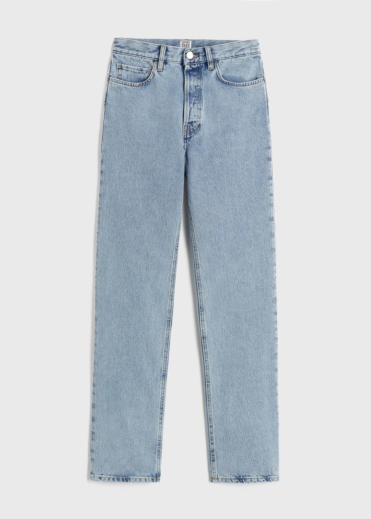 Classic cut denim full length cool blue