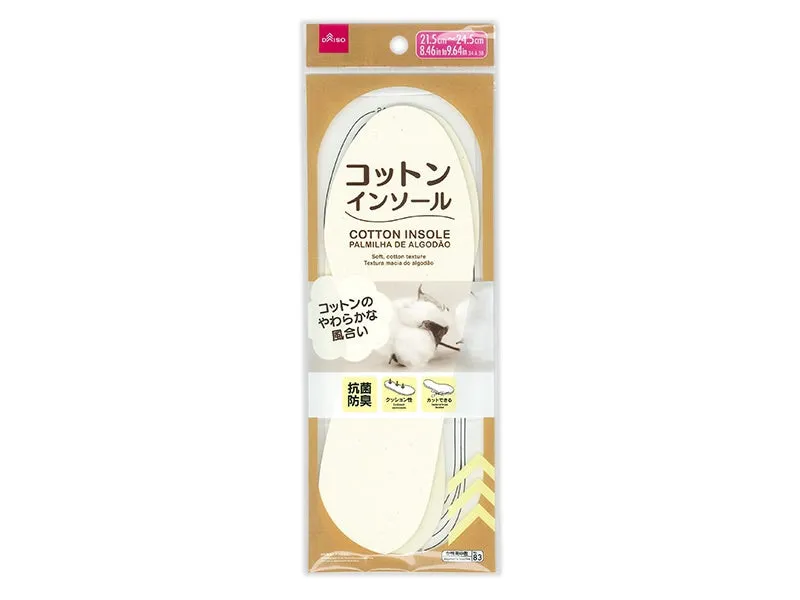 Cotton Insole 21.5cm to 24.5cm