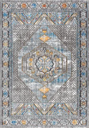 Croker Izmit Geometric Vintage Medallion Area Rug