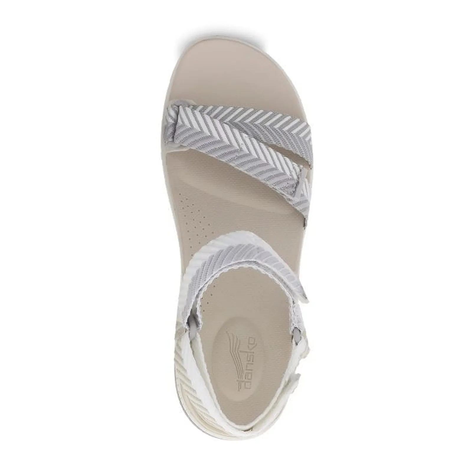 Dansko Racquel Backstrap Sandal (Women) - Sand Herringbone Webbing