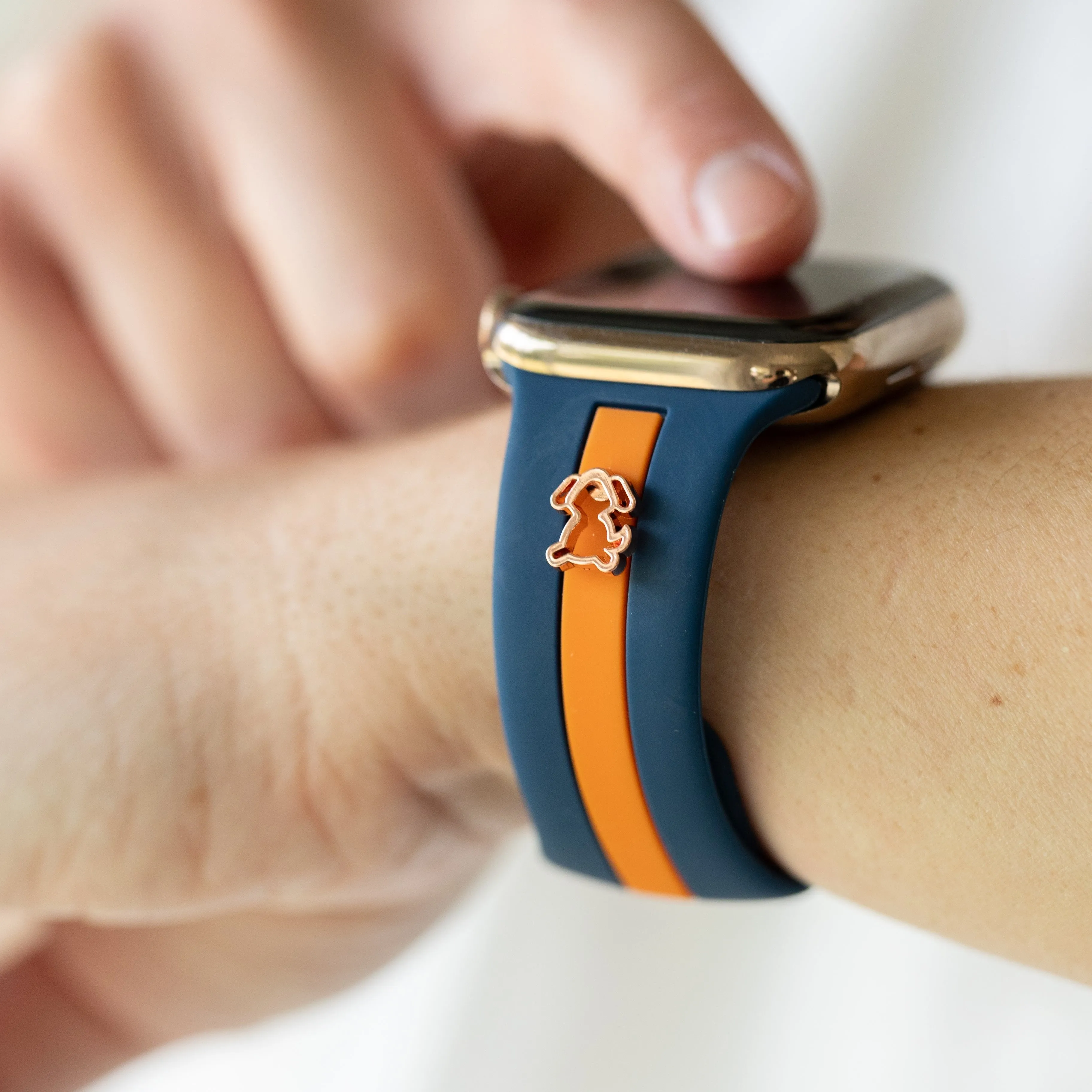 Dog Gone Love🐾 Blue & Orange Smart Watch Band