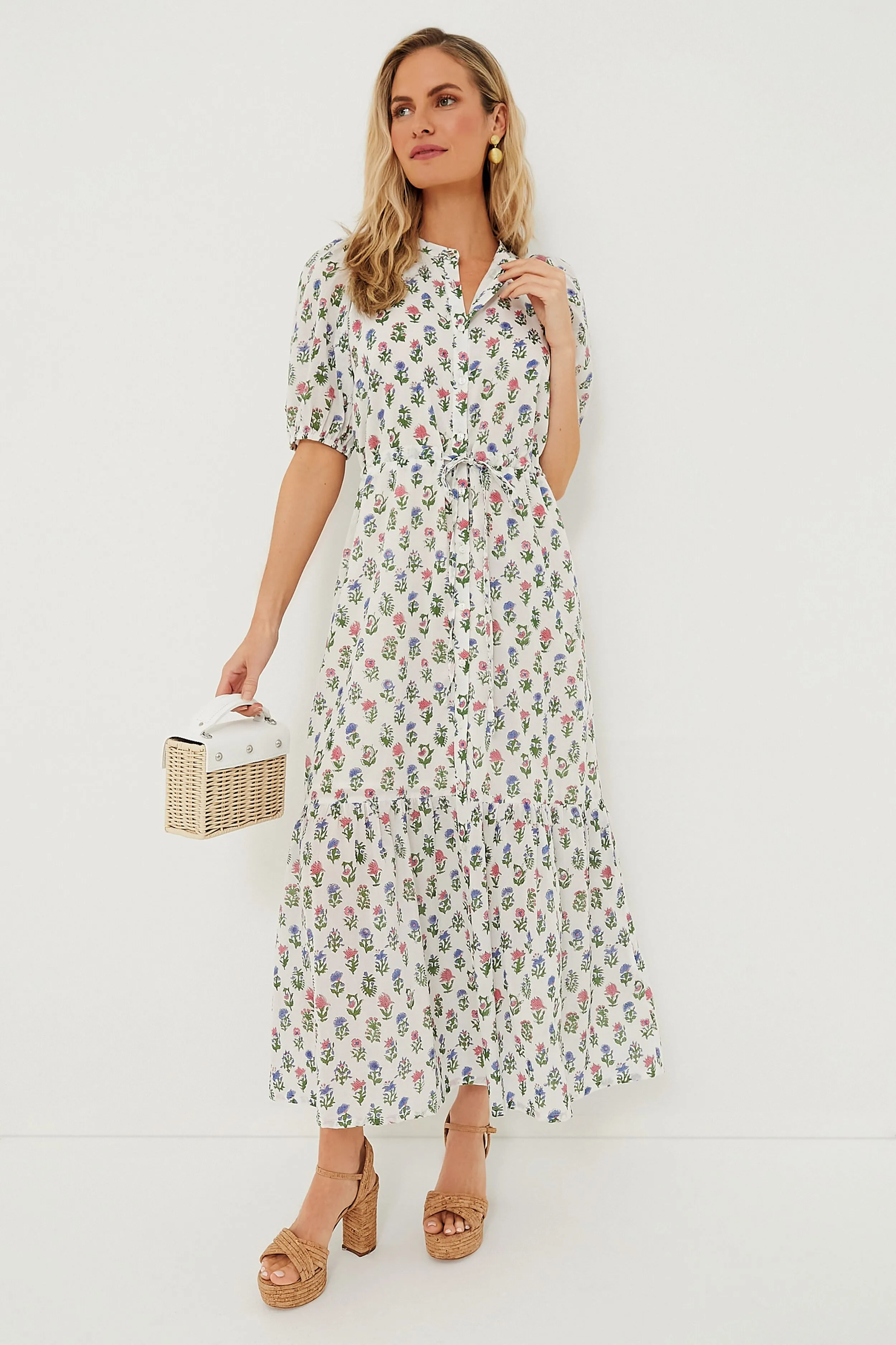 Exclusive Mixed Bouquet Organic Lucy Dress