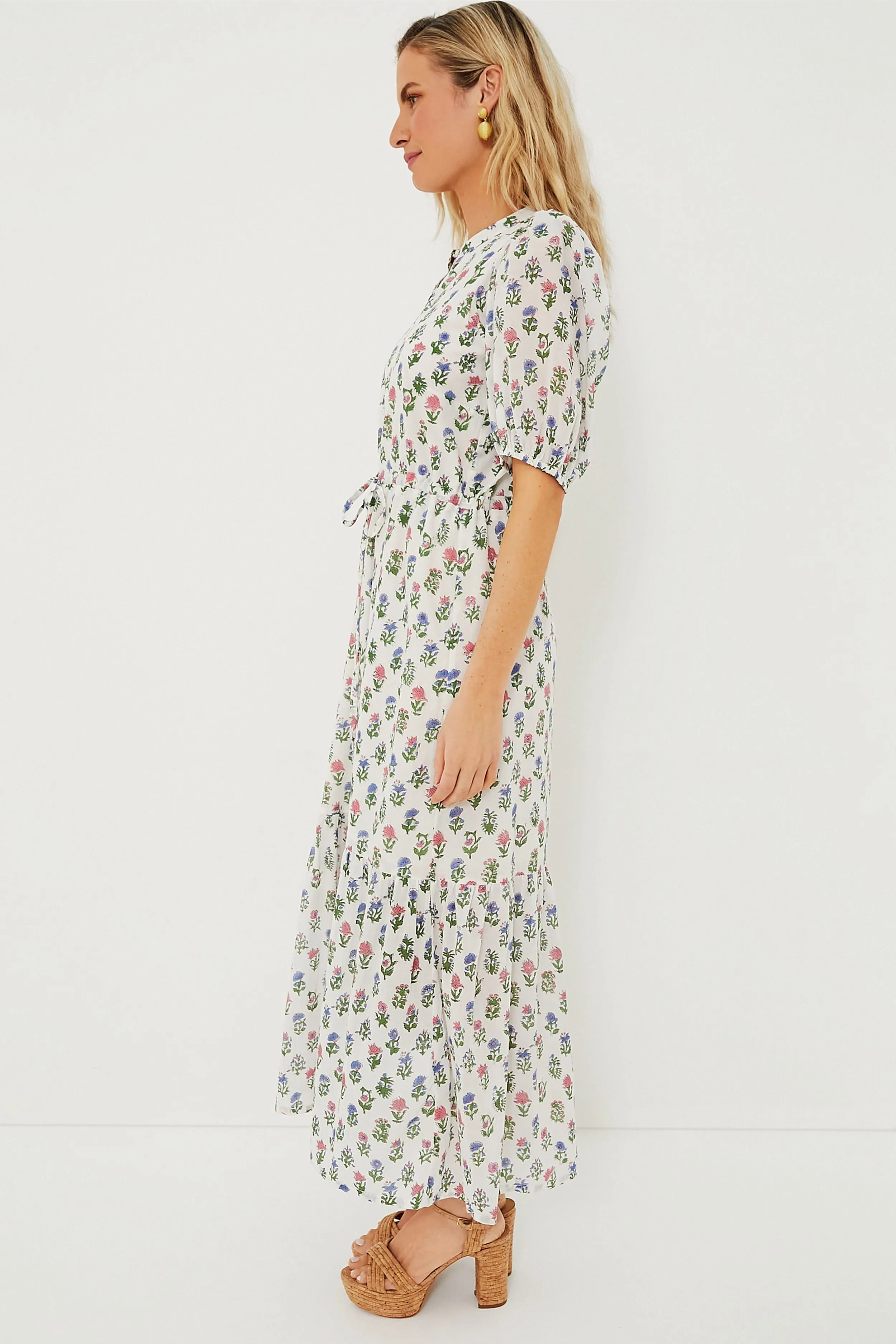 Exclusive Mixed Bouquet Organic Lucy Dress