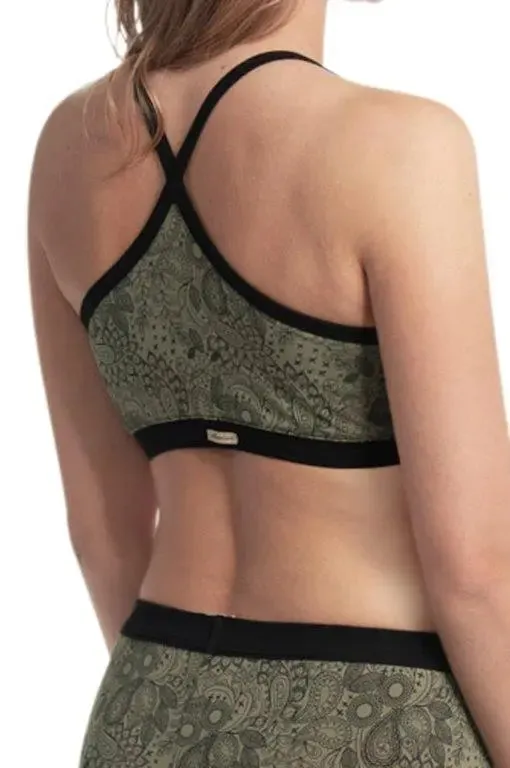 FAIRTRADE ORGANIC GREEN SPORTS BRA by Comazo (last size left)