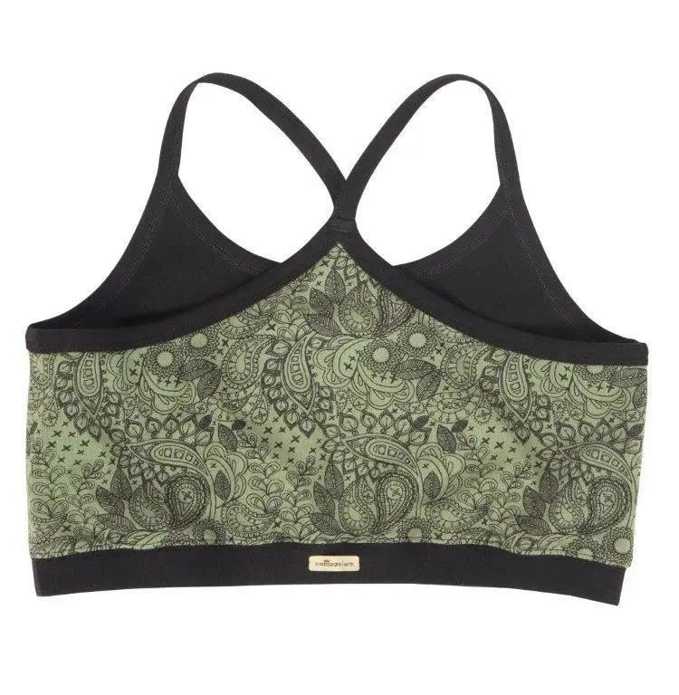 FAIRTRADE ORGANIC GREEN SPORTS BRA by Comazo (last size left)