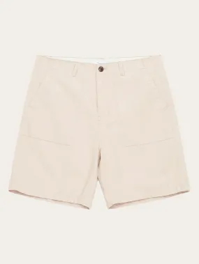 FLINT wide slub yarn shorts - GOTS/Vegan - Light feather gray