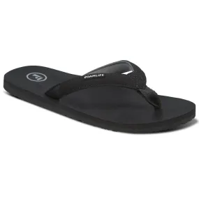 Foamlife Womens Lixi Flip Flops - Black