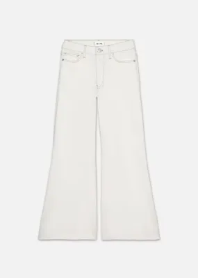 FRAME Le Palazzo Crop Raw Fray Jean - Au Natural Clean