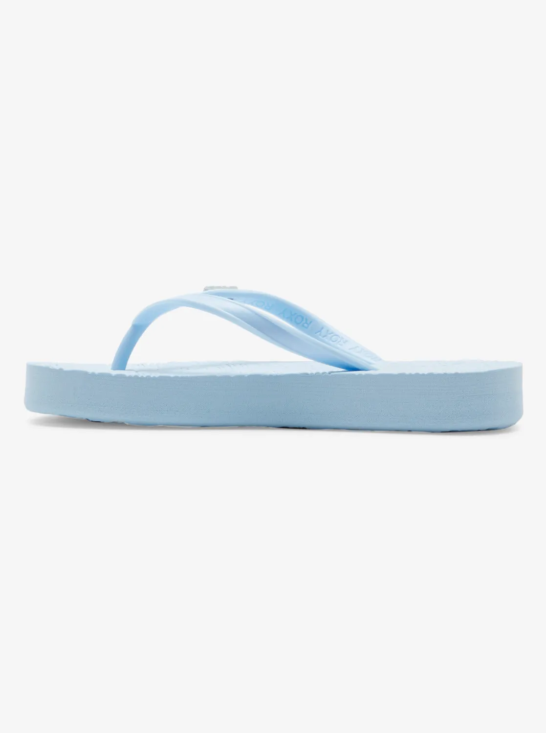 Girls 4-16 Viva Platform Flip-Flops - Light Blue