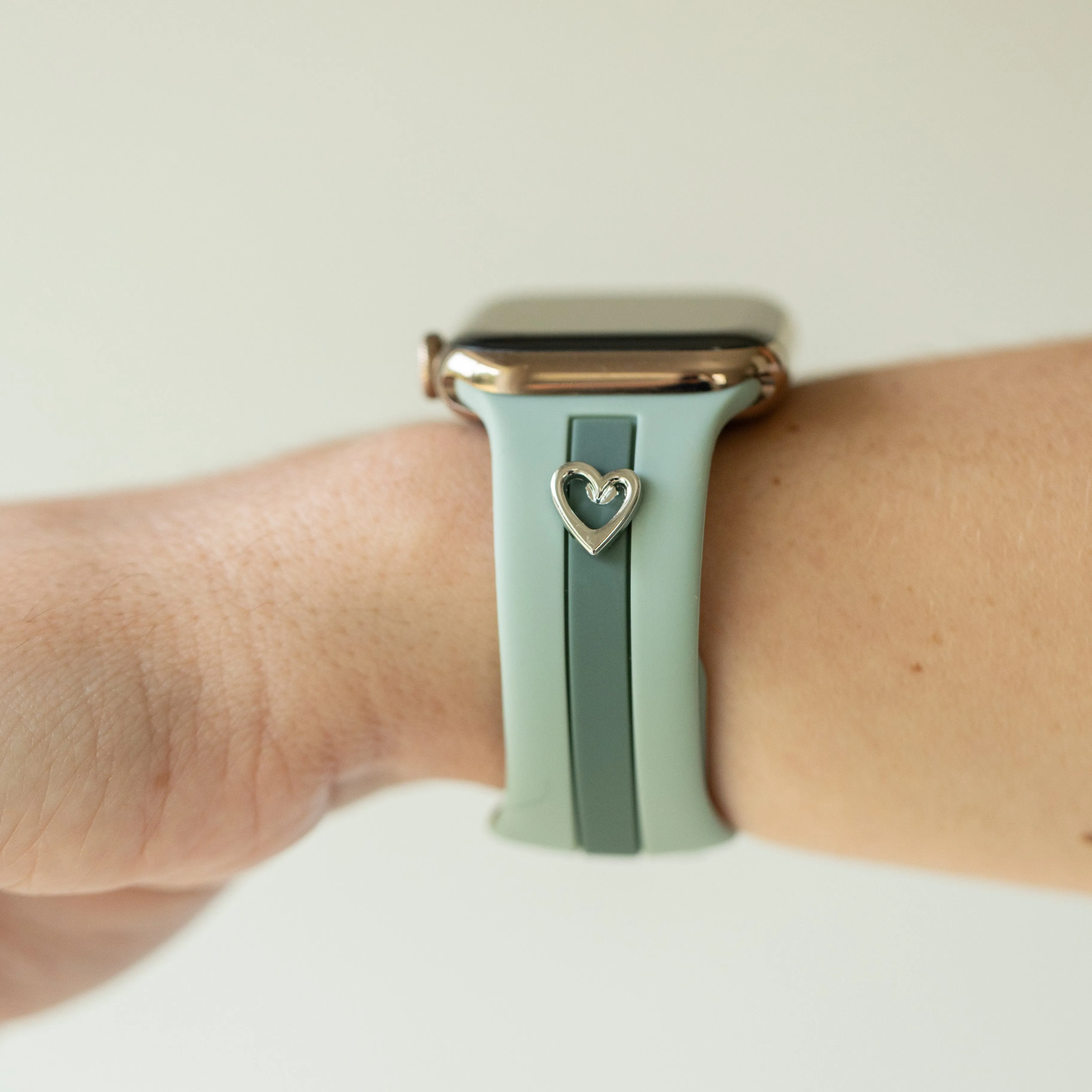 Heart to Love ♡ Dusty Blue & Green Smart Watch Band