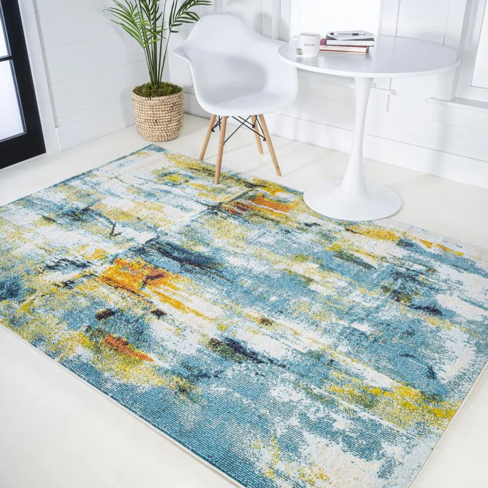 Holland Contemporary POP Modern Abstract Area Rug