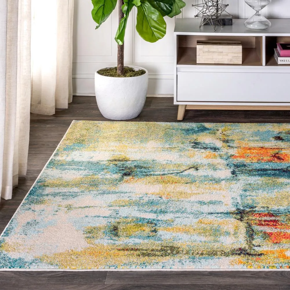 Holland Contemporary POP Modern Abstract Area Rug