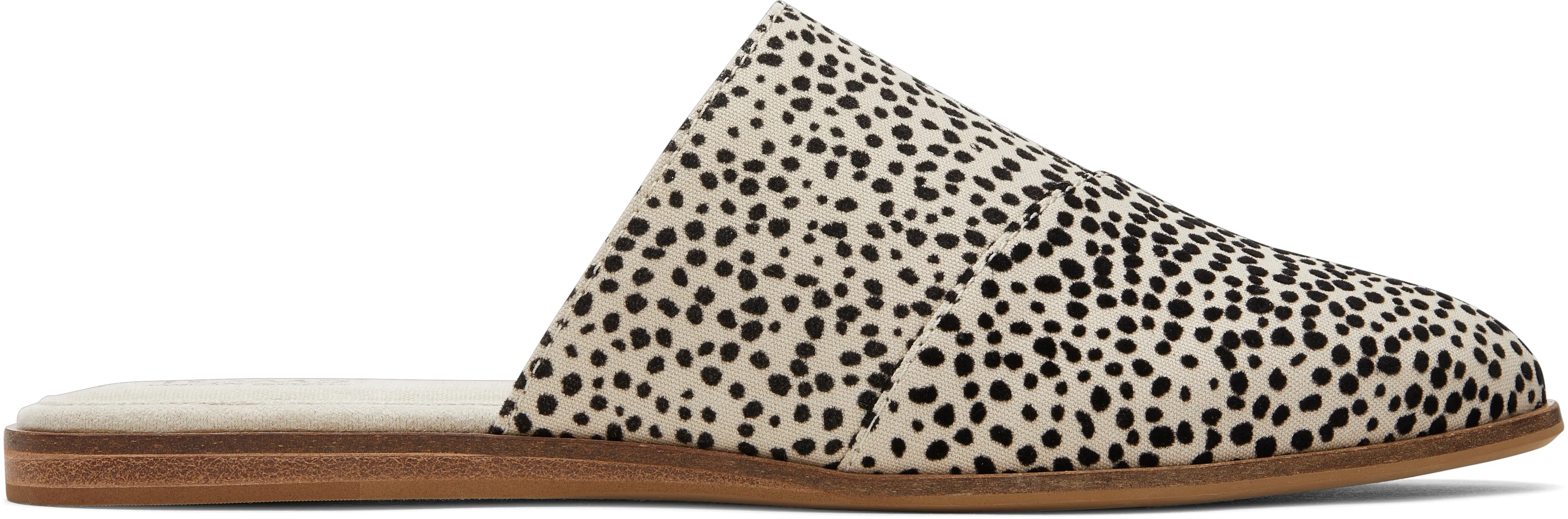 Jade Slip On Flat - Fog Flocked Mini Cheetah