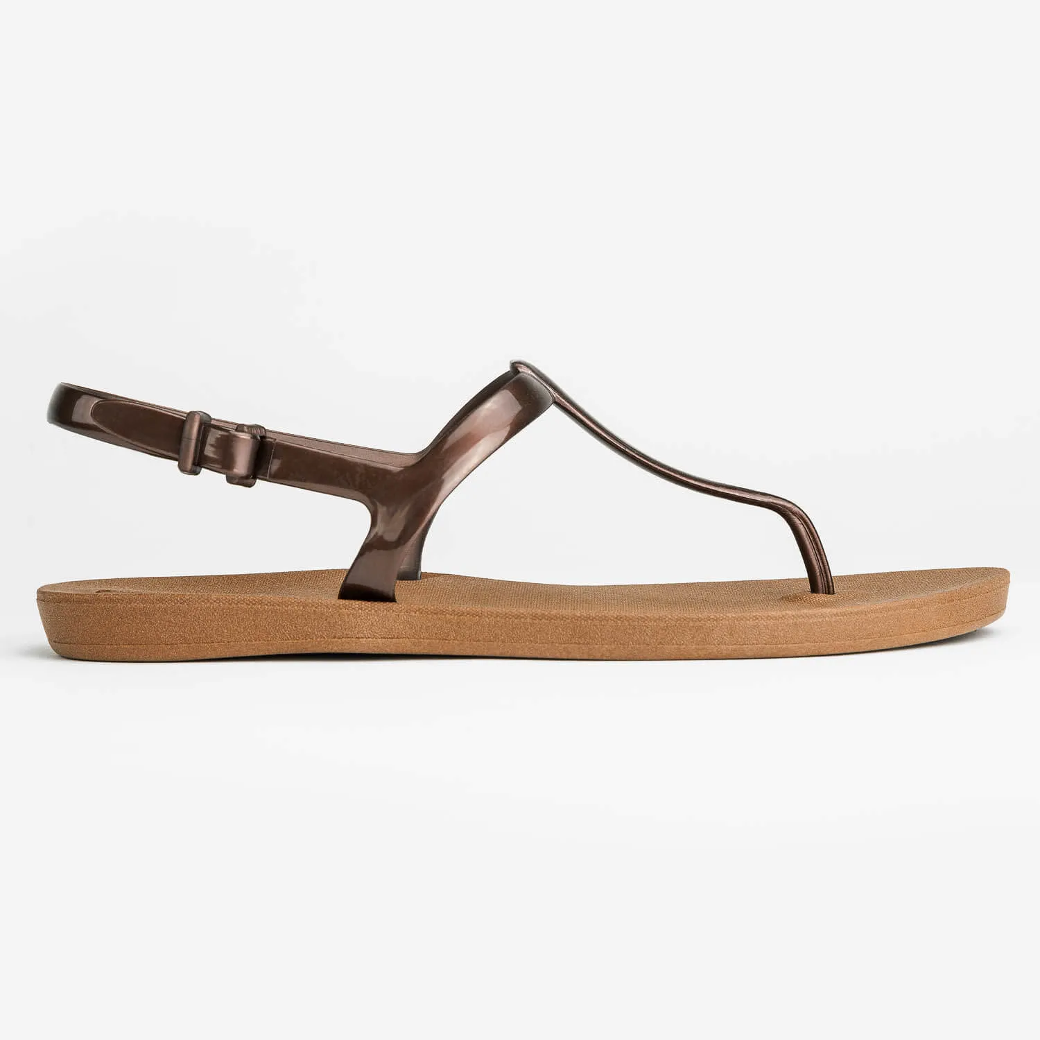 Journey T-Strap Sandal in Toffee Copper