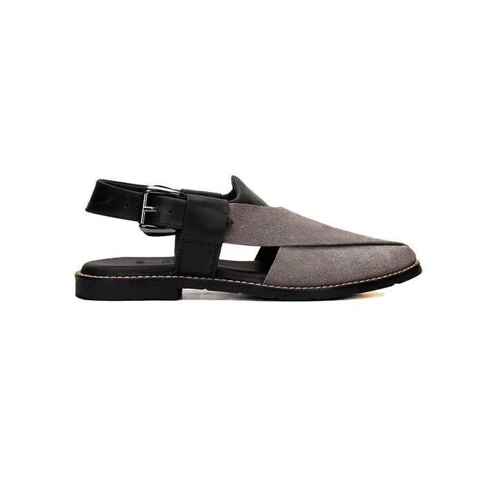 Juan Loco Men's Suede Leather Peshawari Chappal Sandals