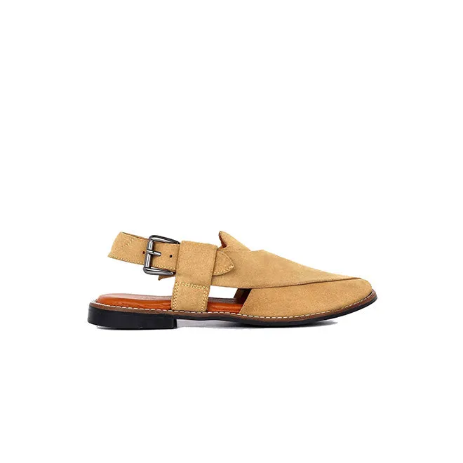 Juan Loco Men's Suede Leather Peshawari Chappal Sandals