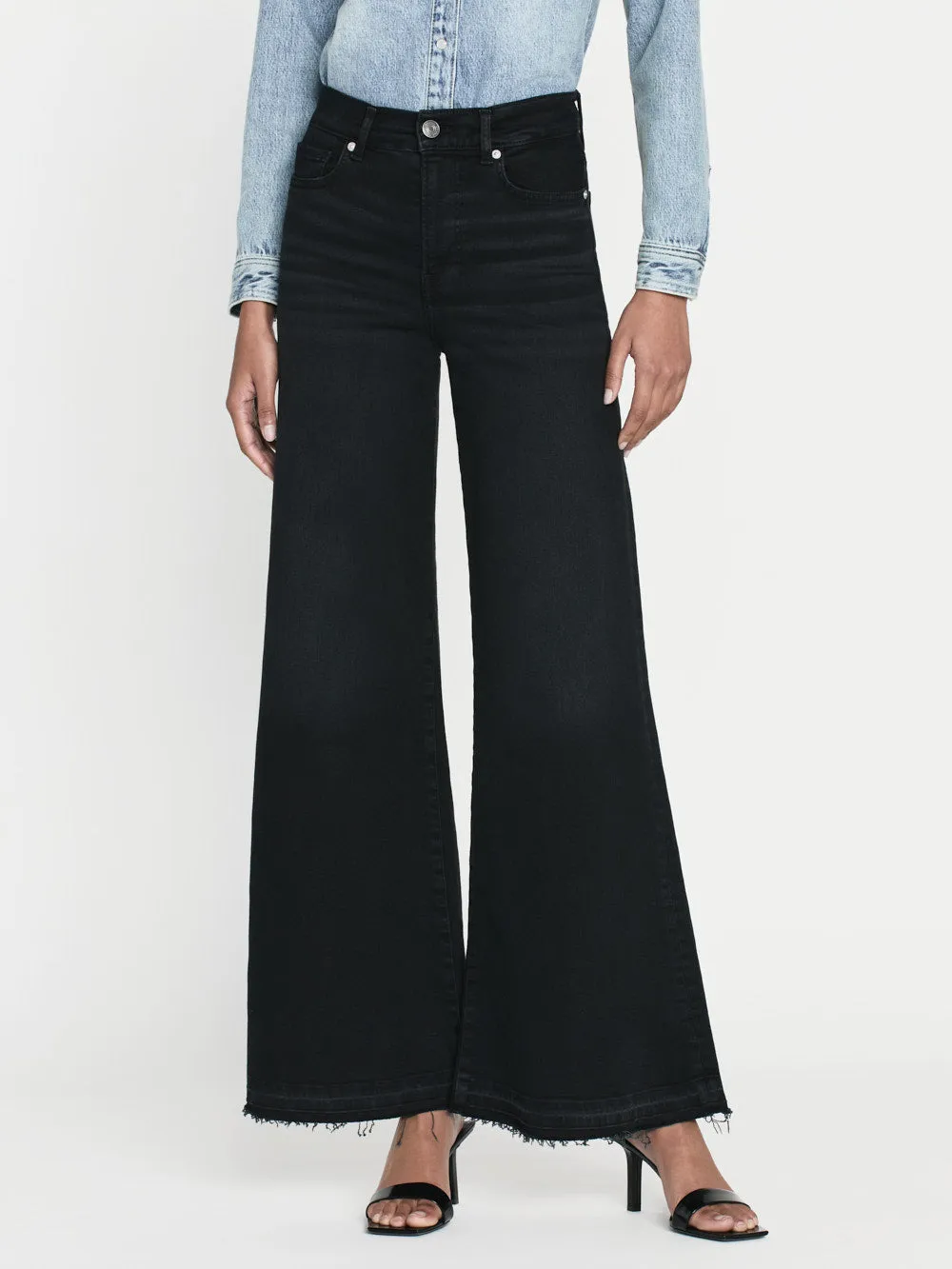 Le Palazzo Crop Released Hem -- Blackthorn