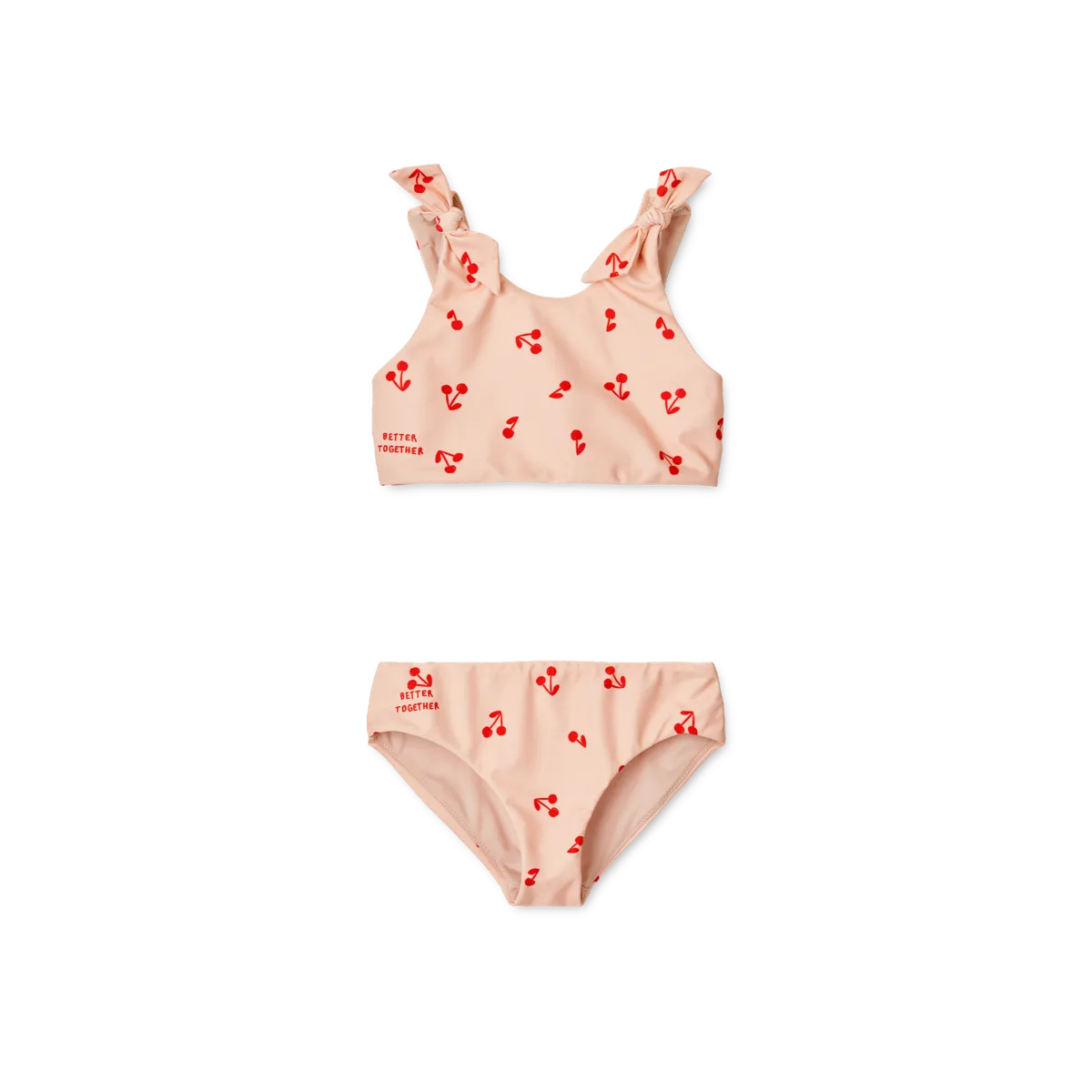 Liewood Bow Printed Bikini Set | Cherries /Apple Blossom