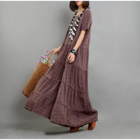 Loose Cotton and Linen Dress | Nirvana