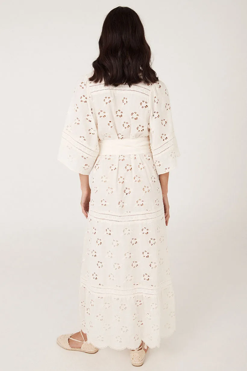 Love Note Broderie Gown