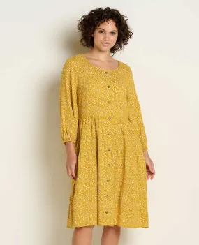 Manzana Tiered Long Sleeve Dress