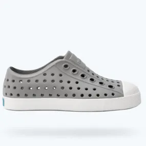 Native Jefferson Slip On (Youth Sizes) - Pigeon Grey / Shell White