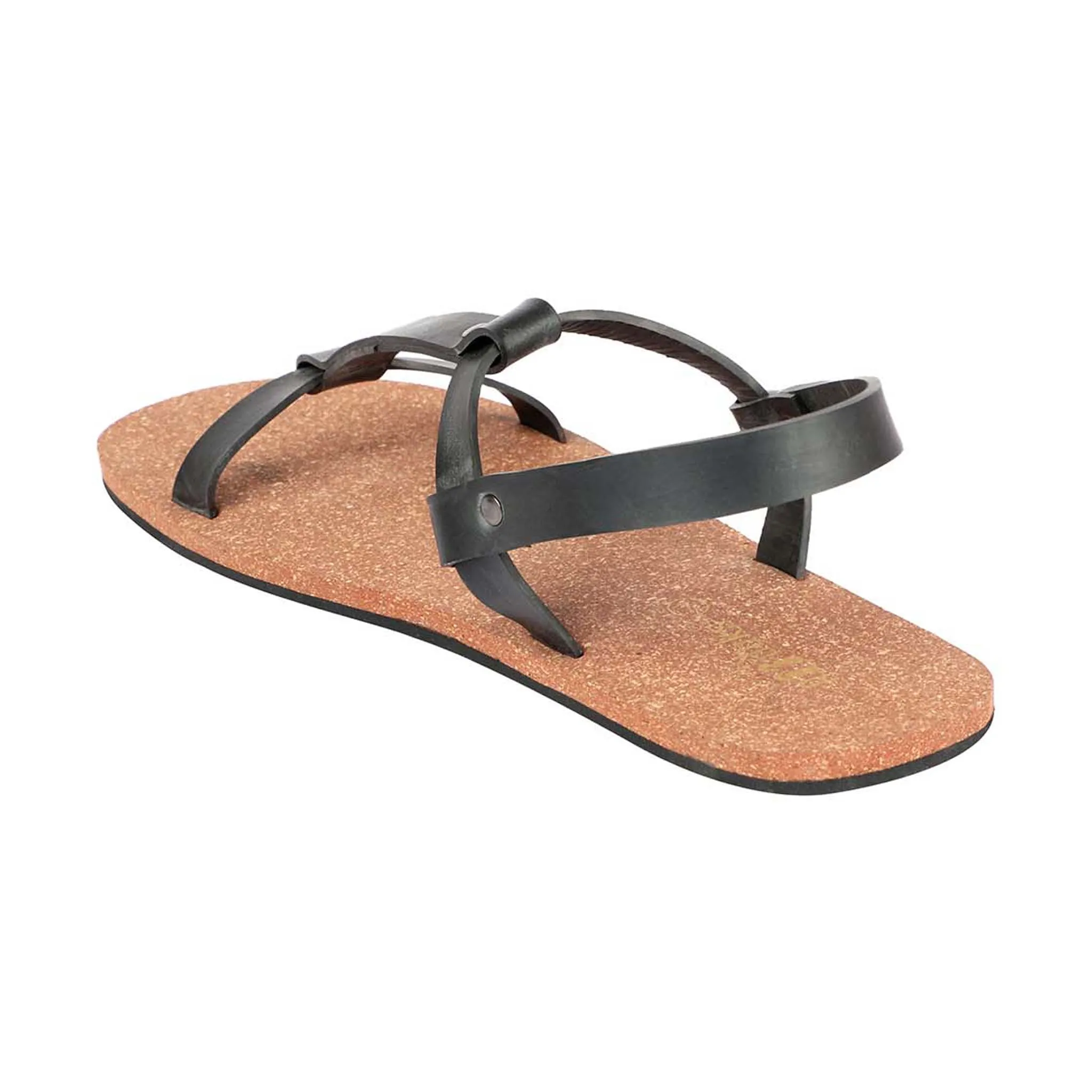 Paaduks Nat T-Strap Cork Sandals for Men