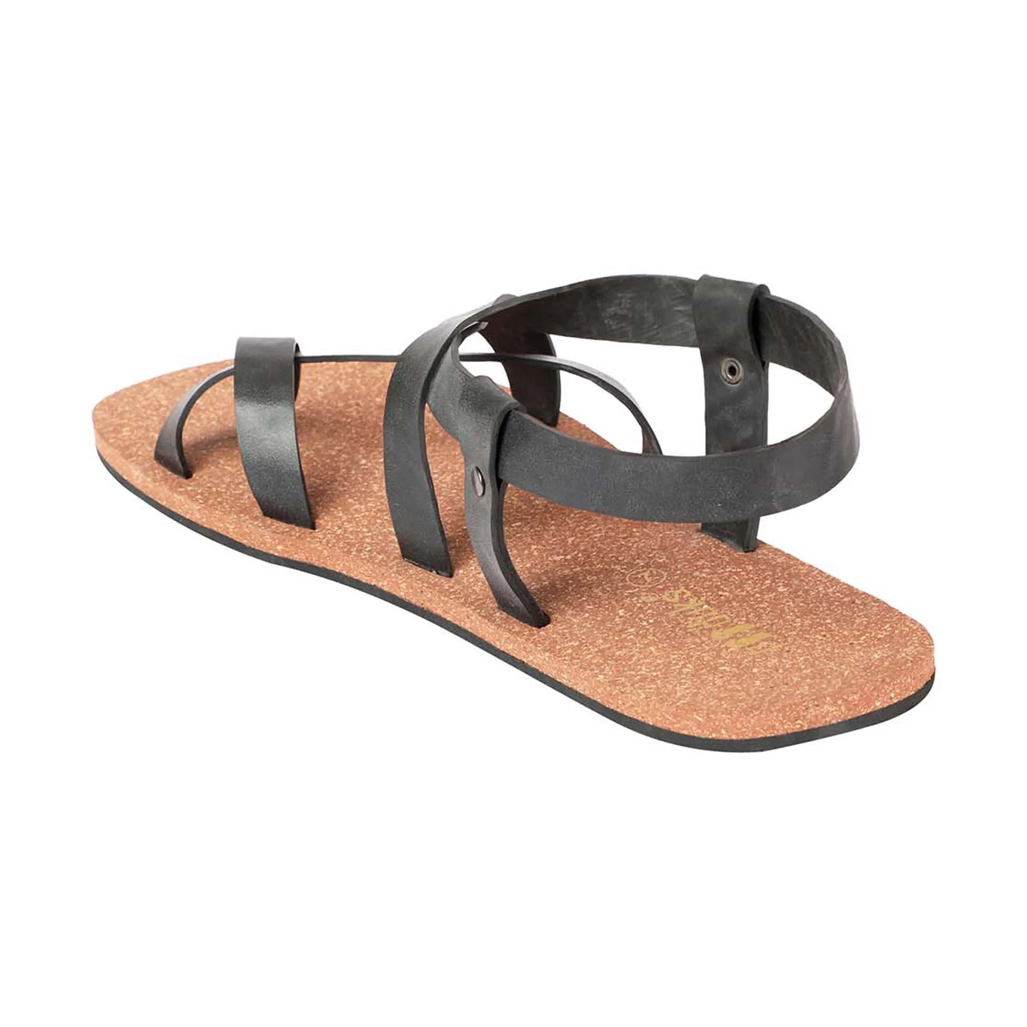 Paaduks Tro Slingback Cork Sandals for Men (Brown)