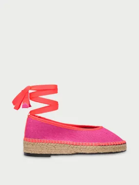 Pink Summer swing flats