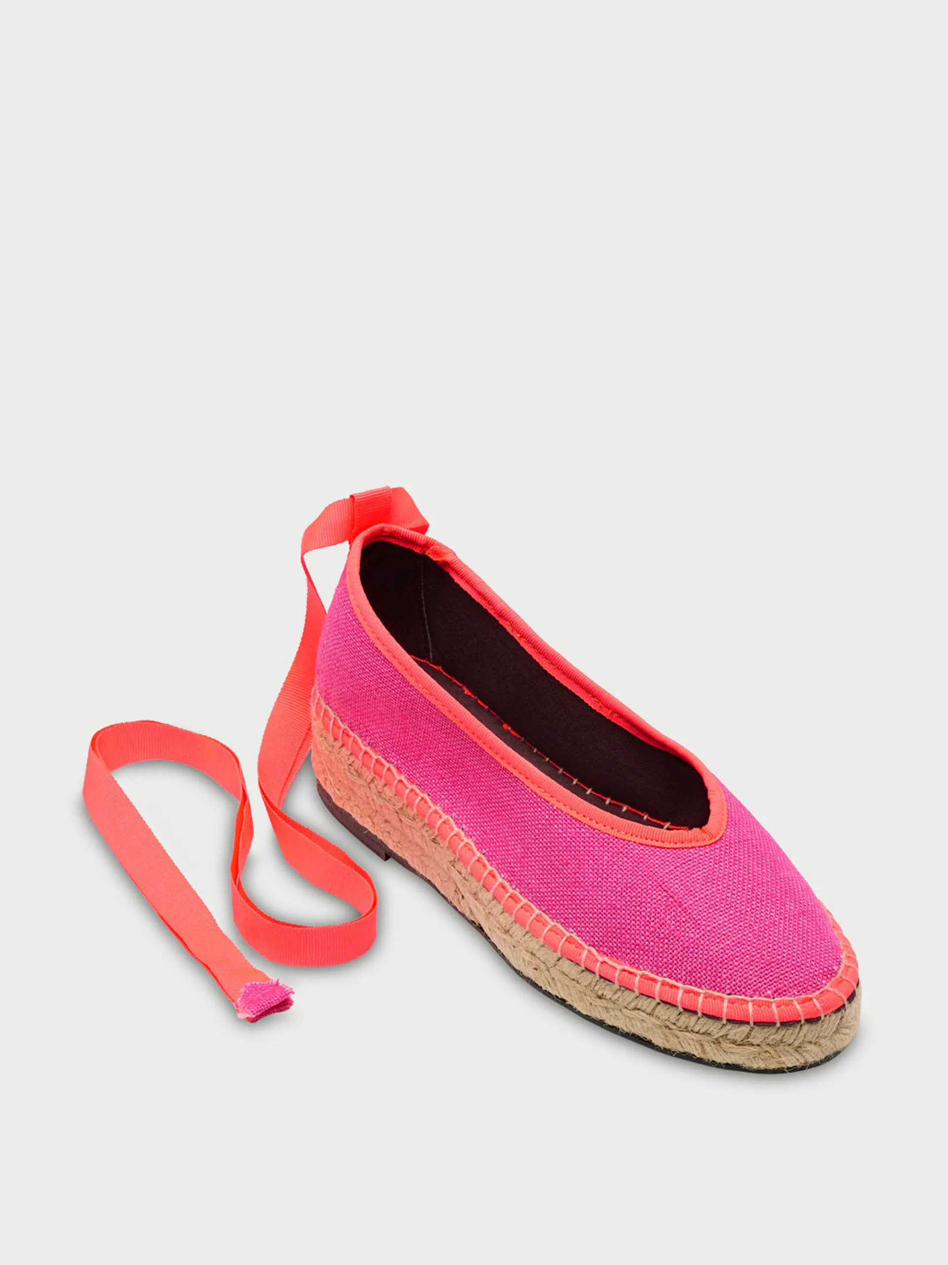 Pink Summer swing flats