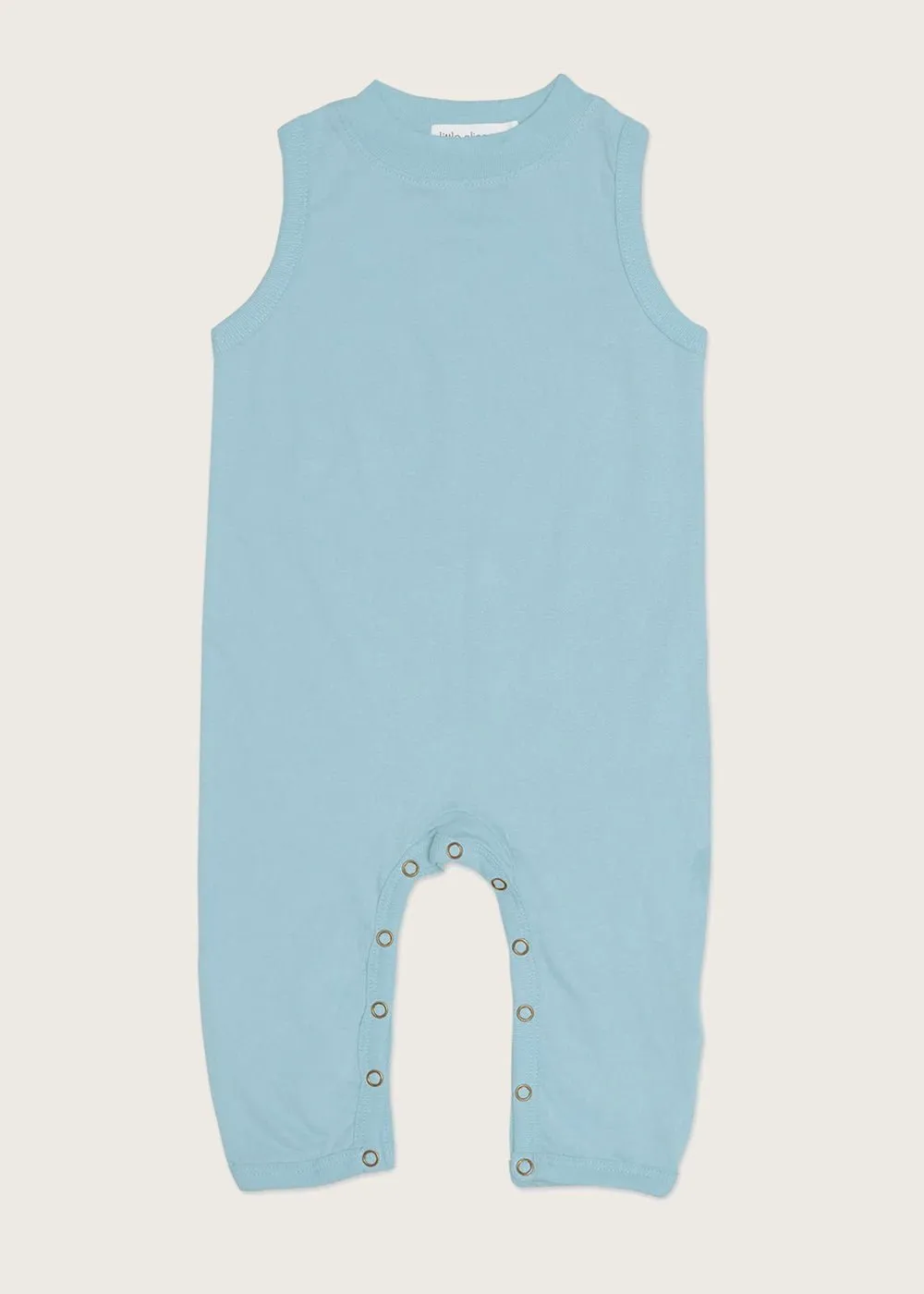 Powder Blue Baby Romper