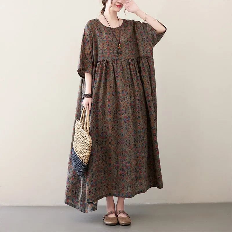 Pure Liberty Oversized Midi Dress