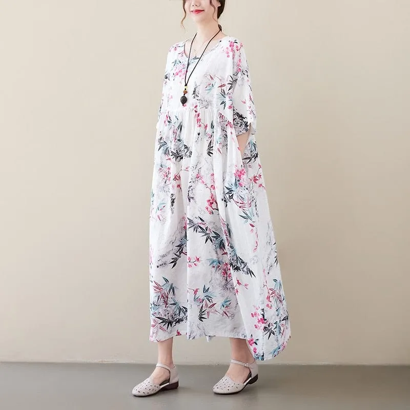 Pure Liberty Oversized Midi Dress