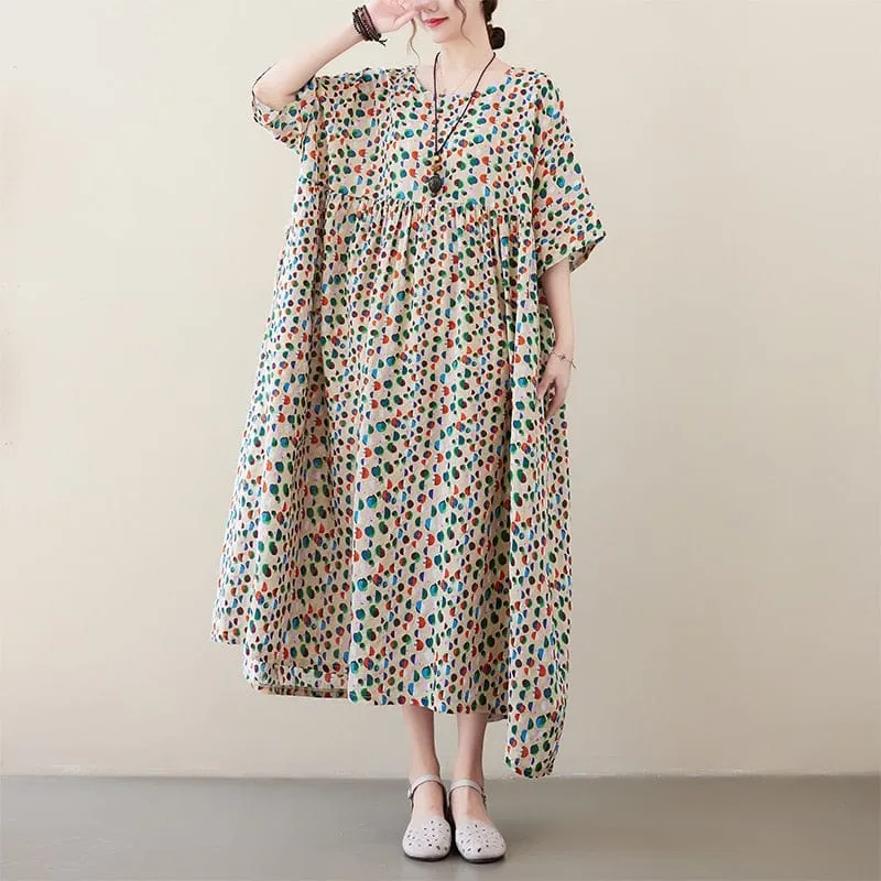 Pure Liberty Oversized Midi Dress