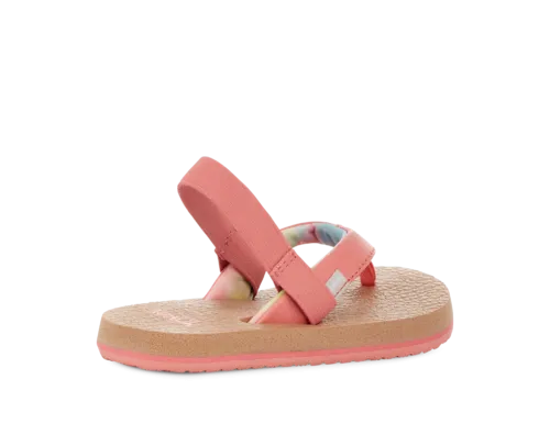 Sanuk Kids Yoga Mat Sandal-Coral