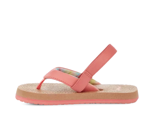 Sanuk Kids Yoga Mat Sandal-Coral